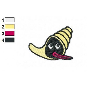 Sea Snail Embroidery Design 02
